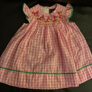 Lil Cactus smocked Easter dress